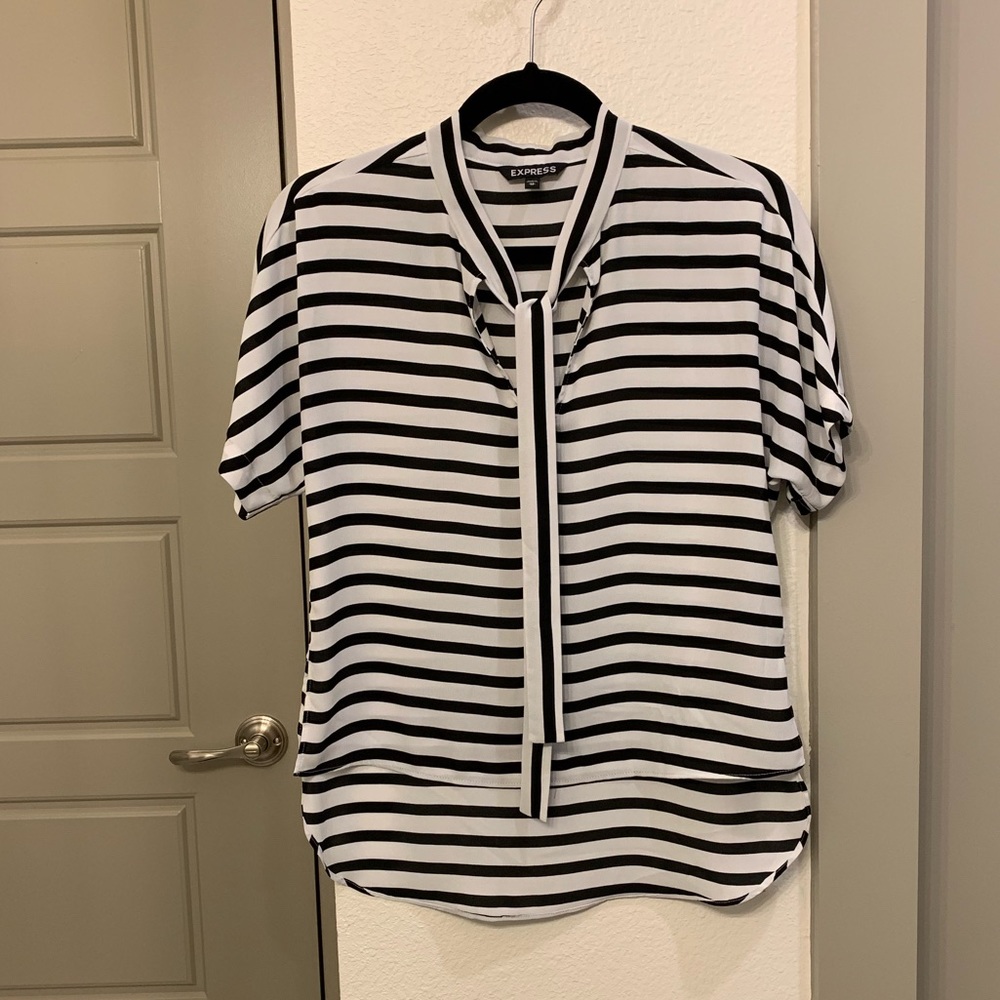 Express striped blouse
